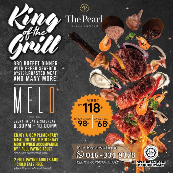 KING OF THE GRILL BBQ BUFFET DINNER